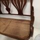 Bent wood bench
