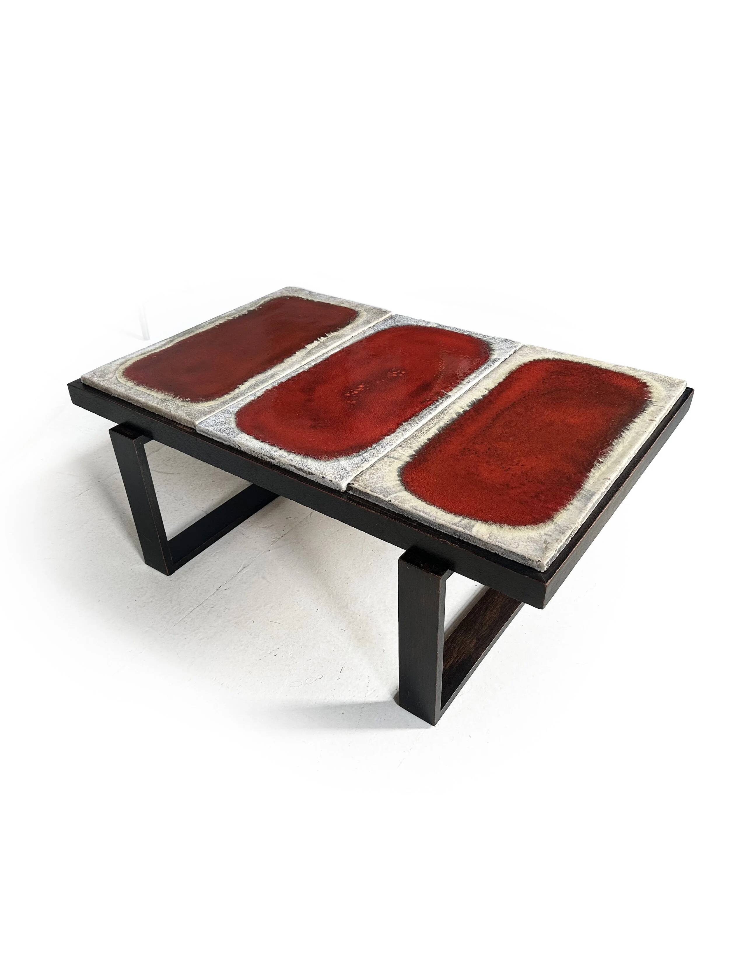 1960s ceramic coffee table