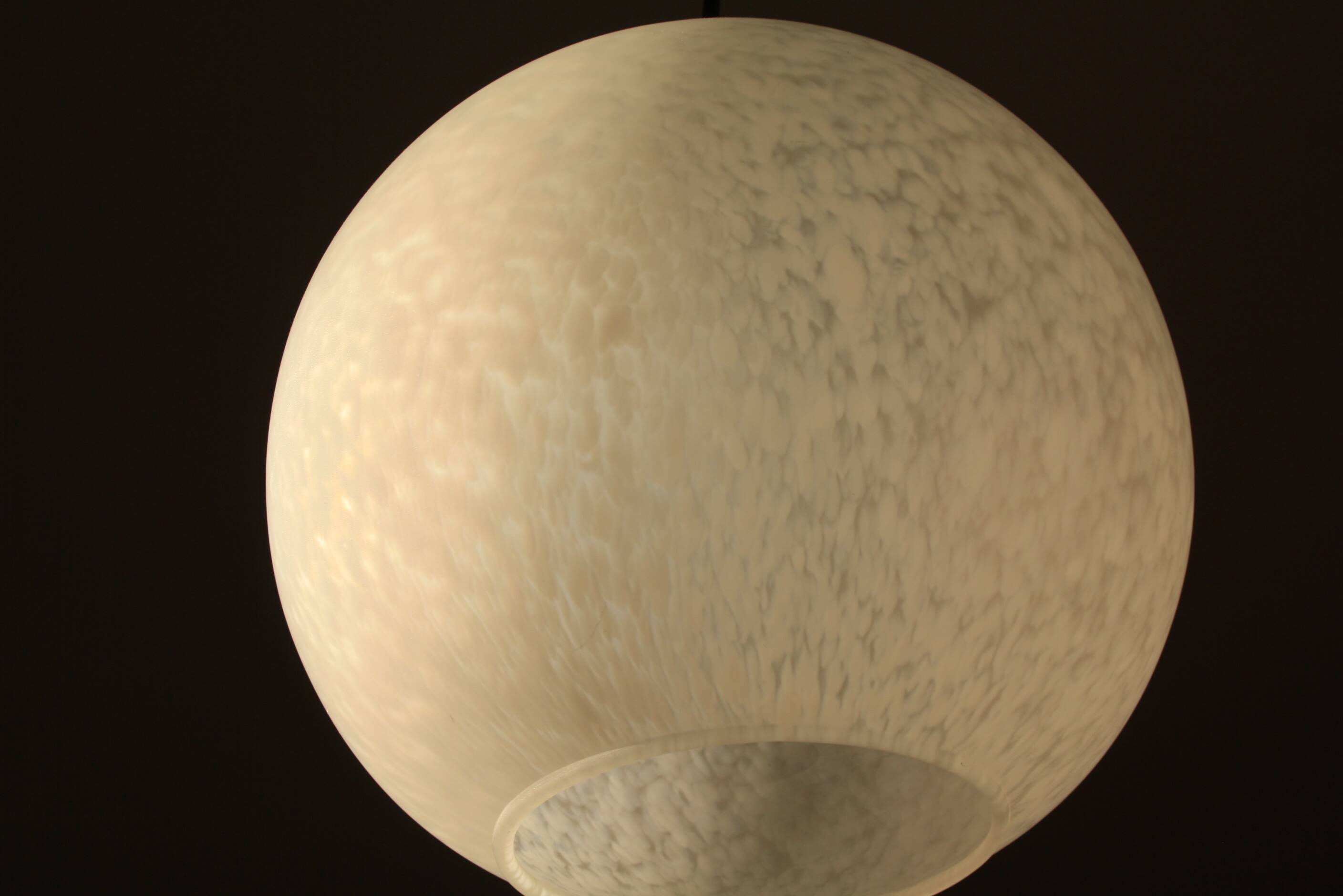 XXL Clichy glass spherical pendant light