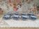 Set of 8 tea cups and sub-cups décor blue Asian landscape