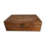 Old wooden workshop box