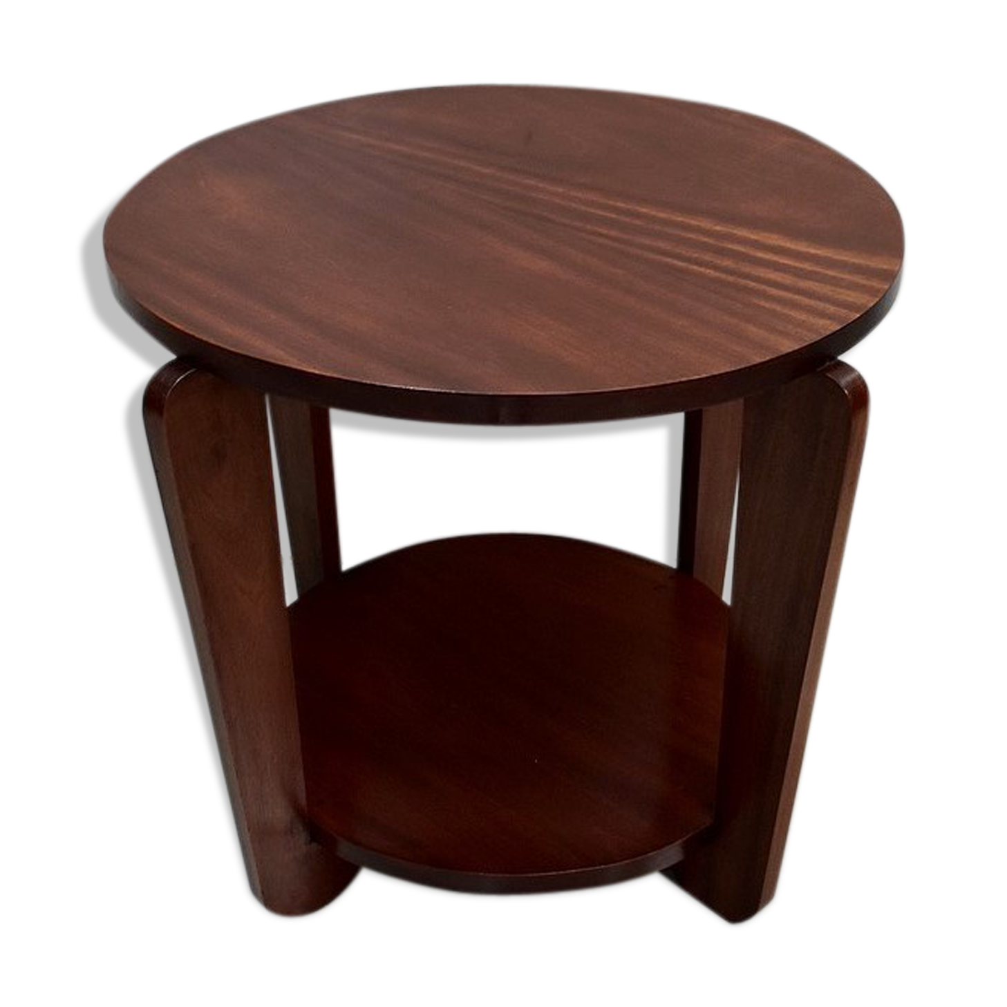 Table de salon art déco, en acajou massif – 1920 / 1930