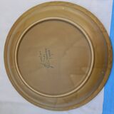 9 flat plates in Sarreguemines stoneware