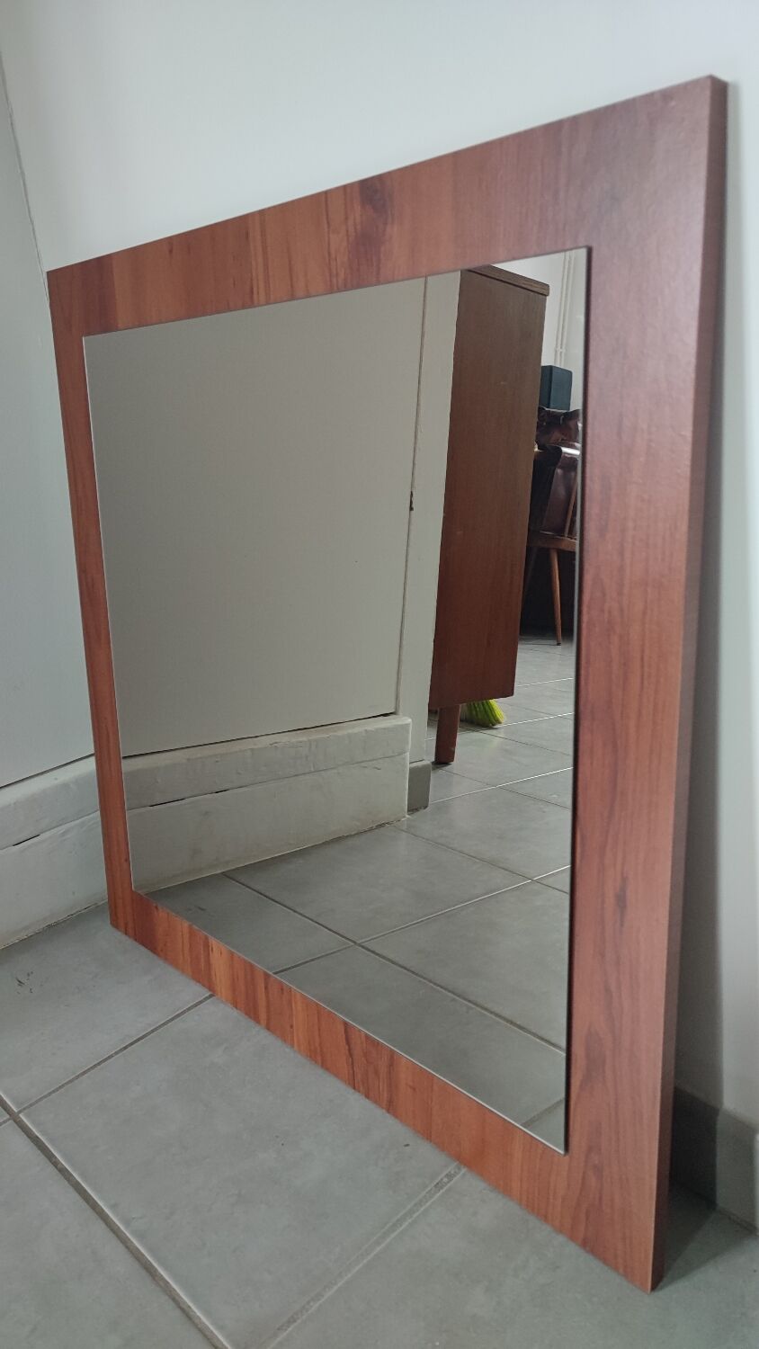 1970s Scandinavian style mirror