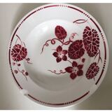 Set of 9 Badonviller Ironstone Soup Plates