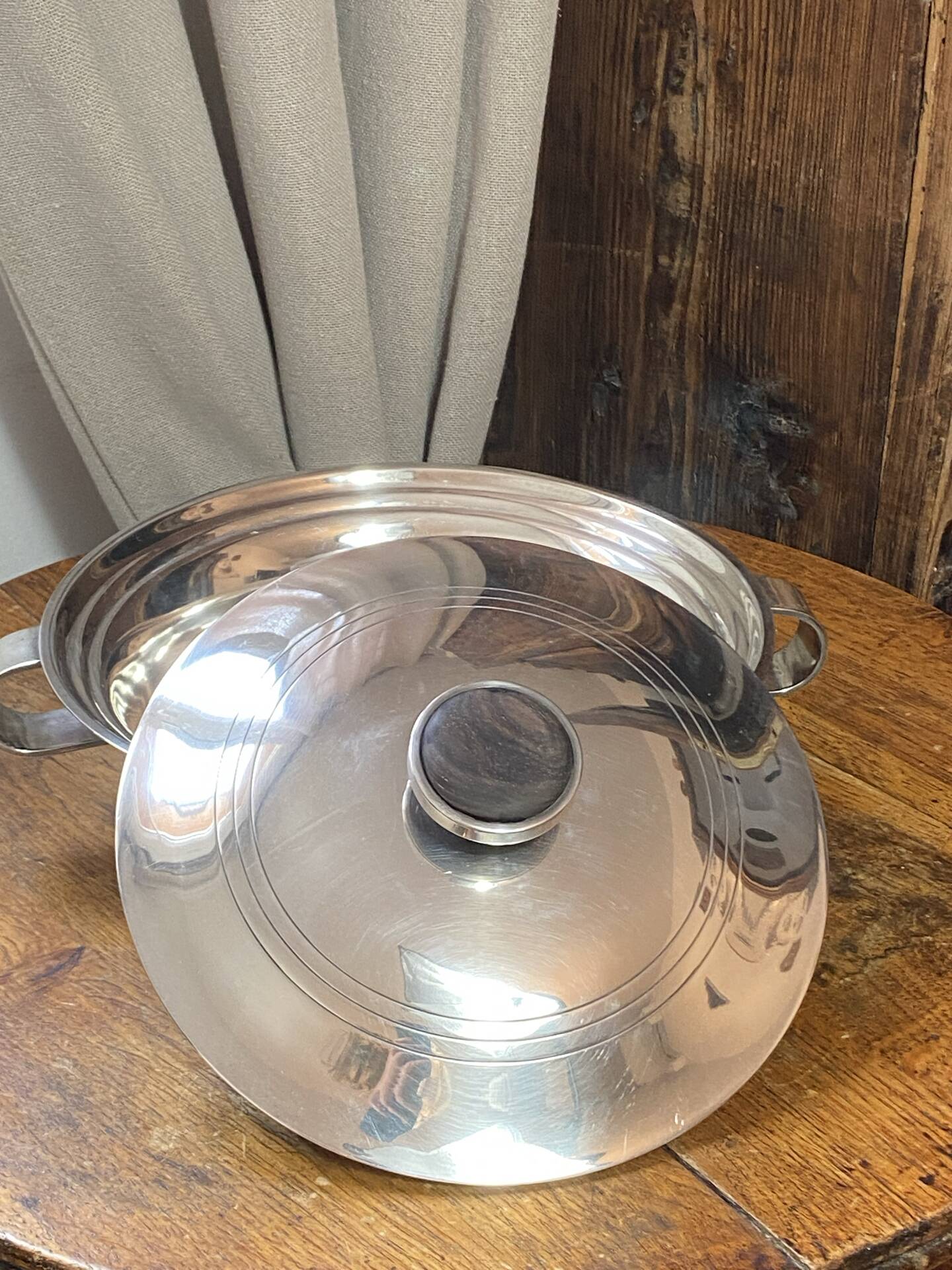 Silver-plated vegetable dish, Frères Saglier