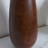 Vase en teck