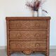 Commode vintage en rotin