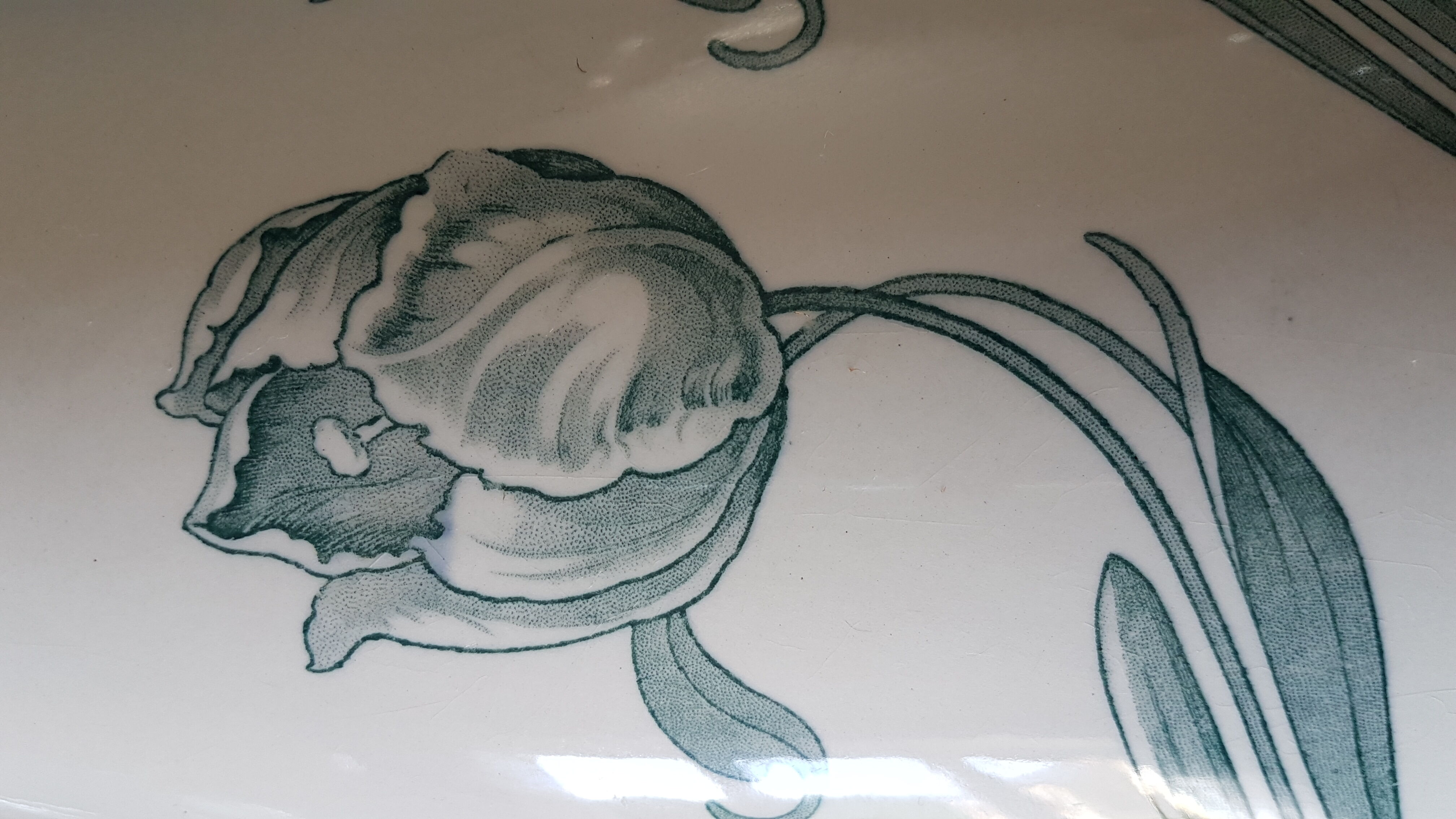 Gien earthenware pitcher