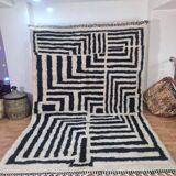 Mrirt handmade wool Berber rug 250 X 150 CM