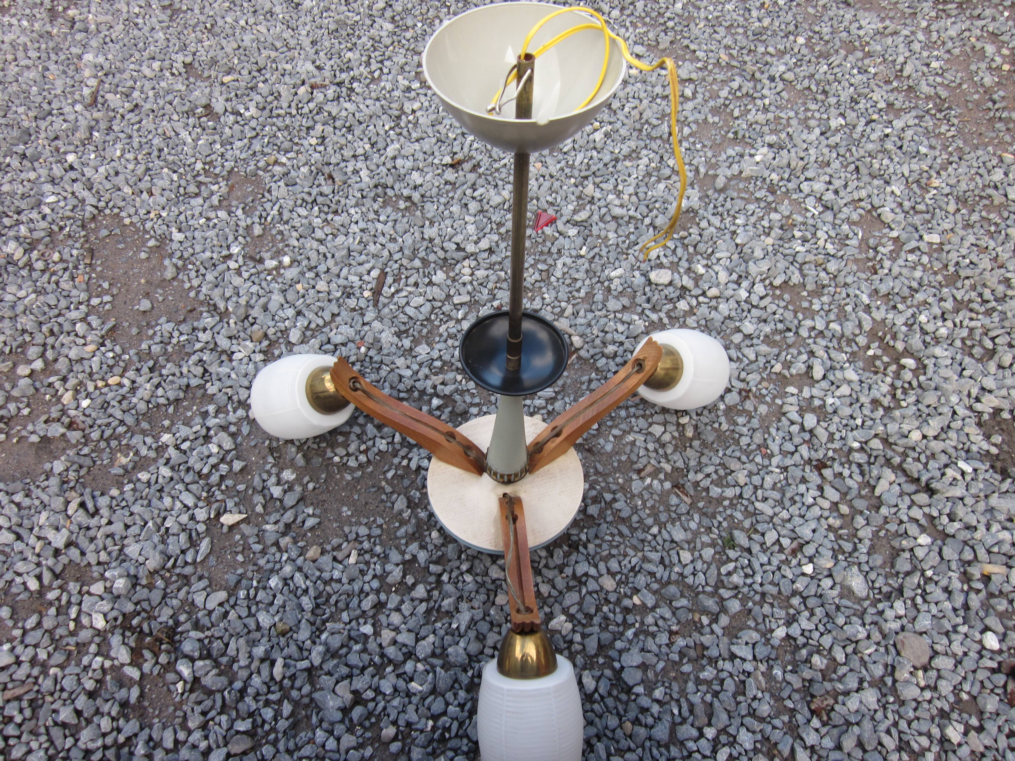 The 1950s vintage chandelier