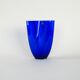 Vase danois en verre bleu cobalt par Royal Copenhagen, années 1980