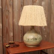 Lampe en céramique Jacques Blin modèle aux oiseaux