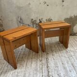 Les Arcs stools and table  1960