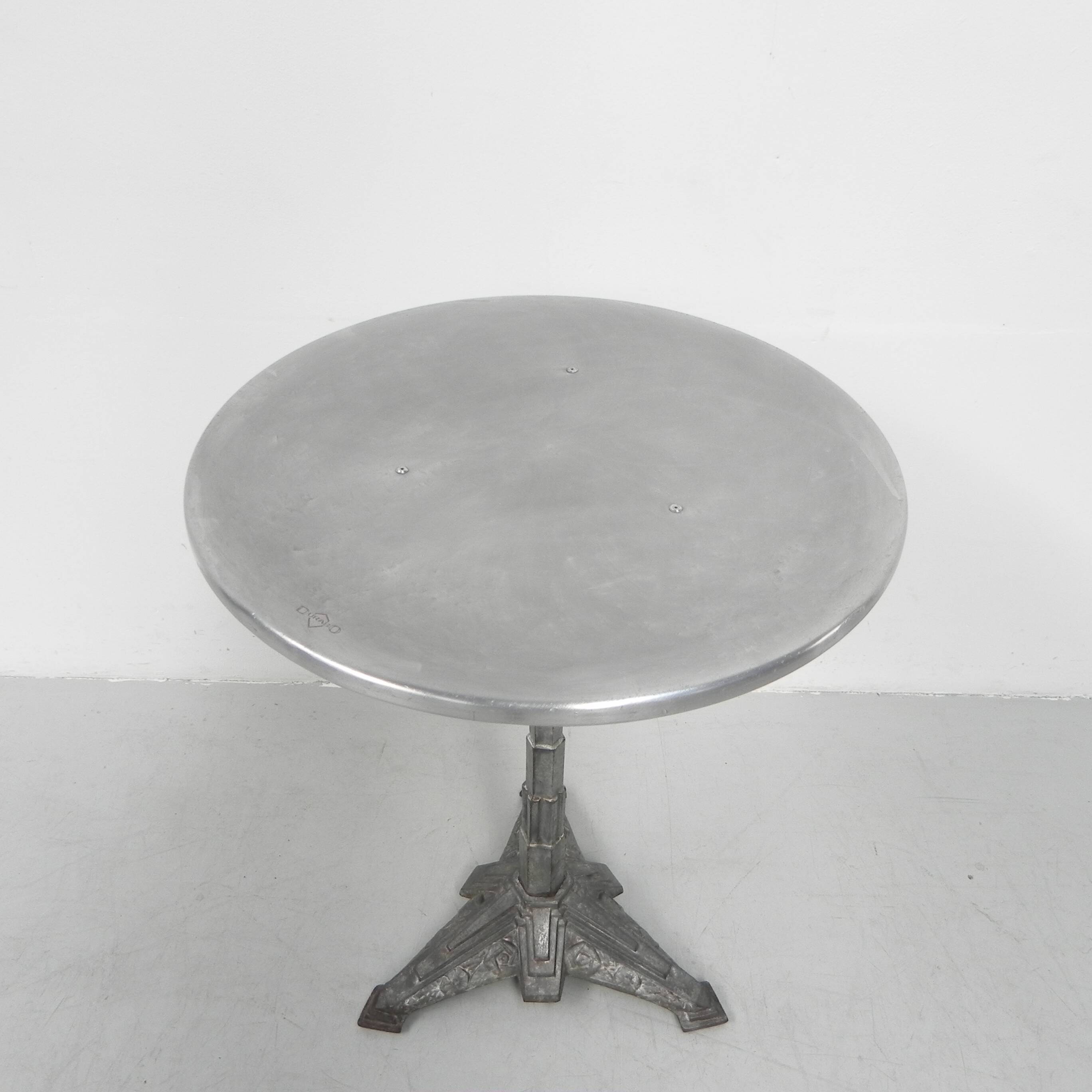 Bistro table with cast iron foot, Paris