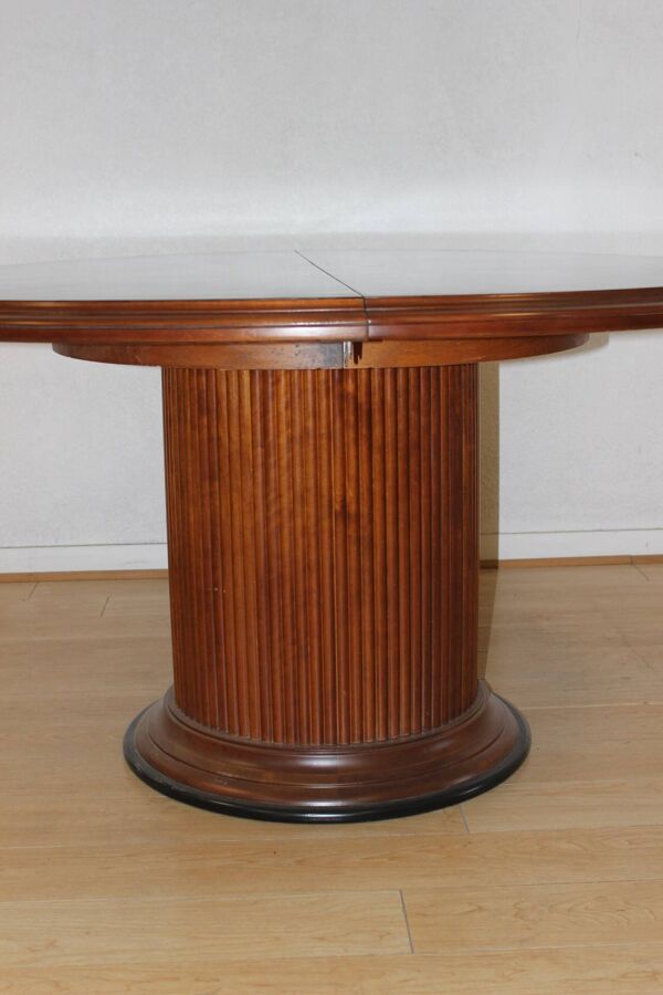 Table Ronde de style Art Déco par Grange vers 1980