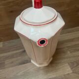 Digoin pink and red teapot
