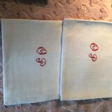 Set of 2 towels monogramées
