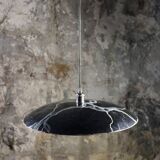 Hand-painted metal galaxy pendant light, 1980s