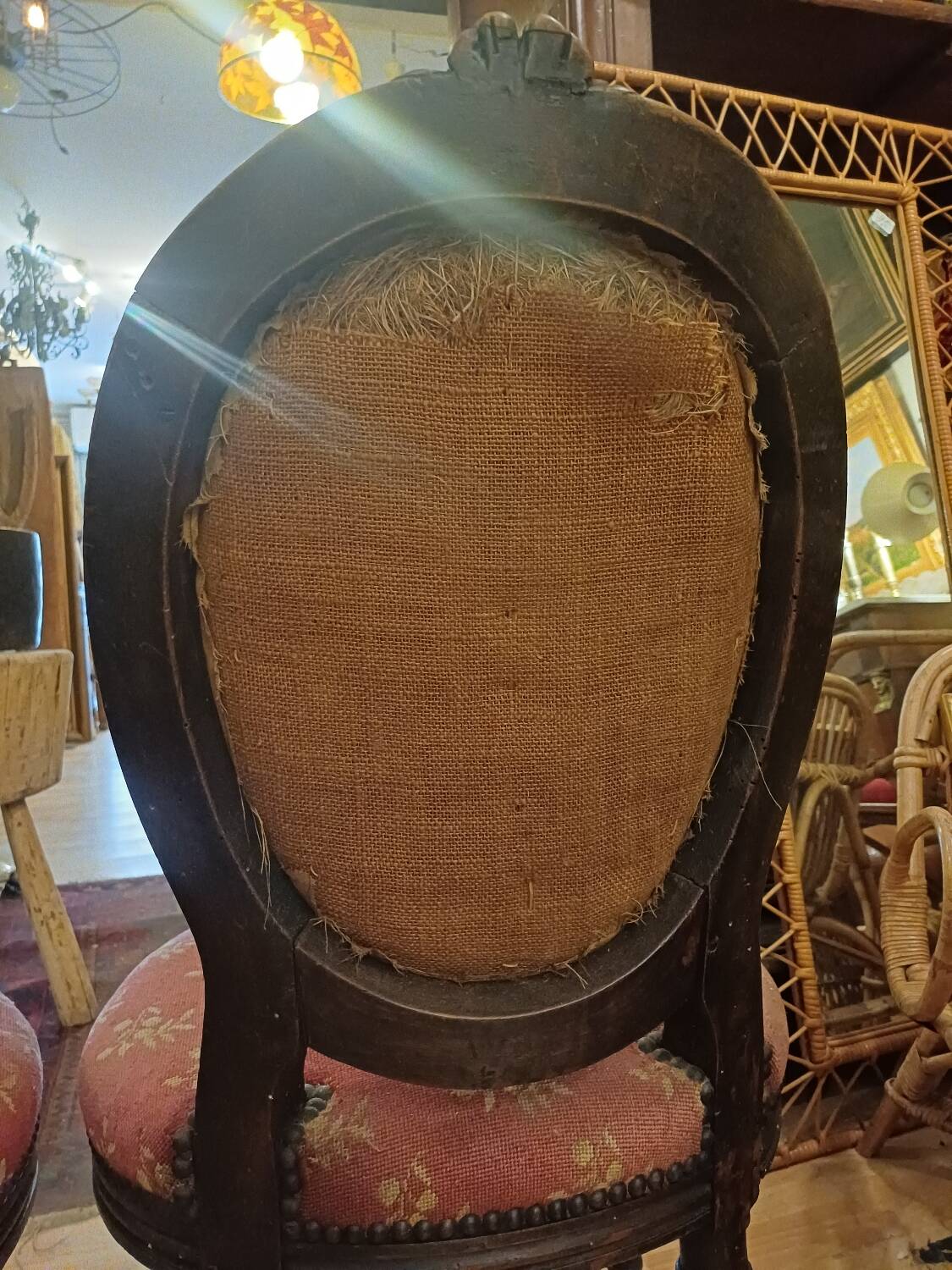 Paire De petite chaise d'appoint, époque Louis 16, 18 eme