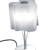 Table lamp "logico tavolo", in opaline, artemide