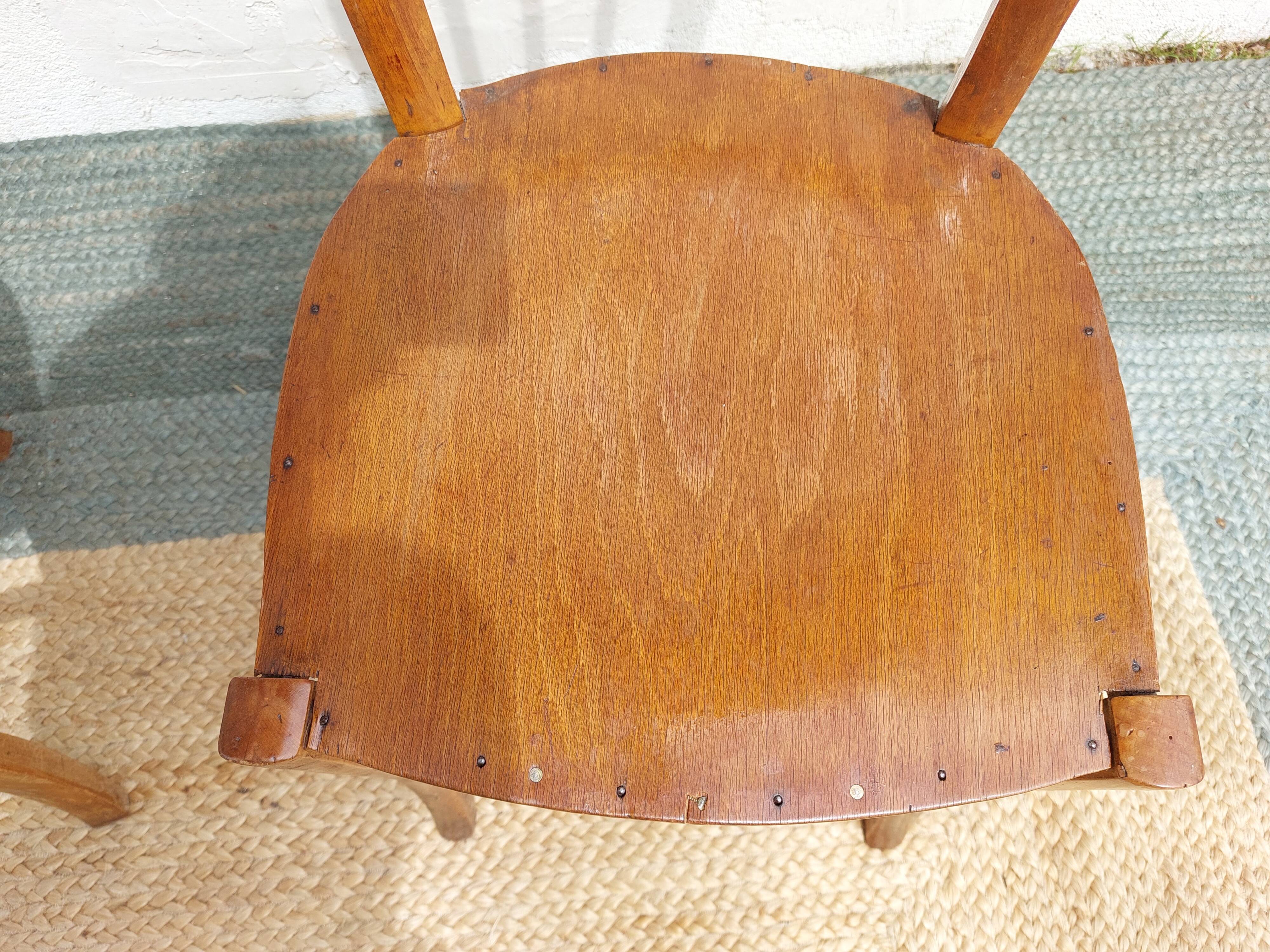 pair of bistro chairs
