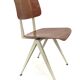 Lot of 4 vintage school chairs Galvanitas S16 Netherlands
