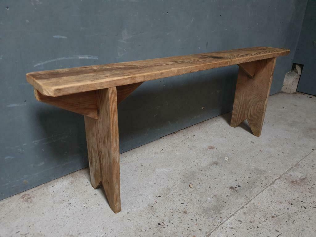 Old flea bench sidetable pine