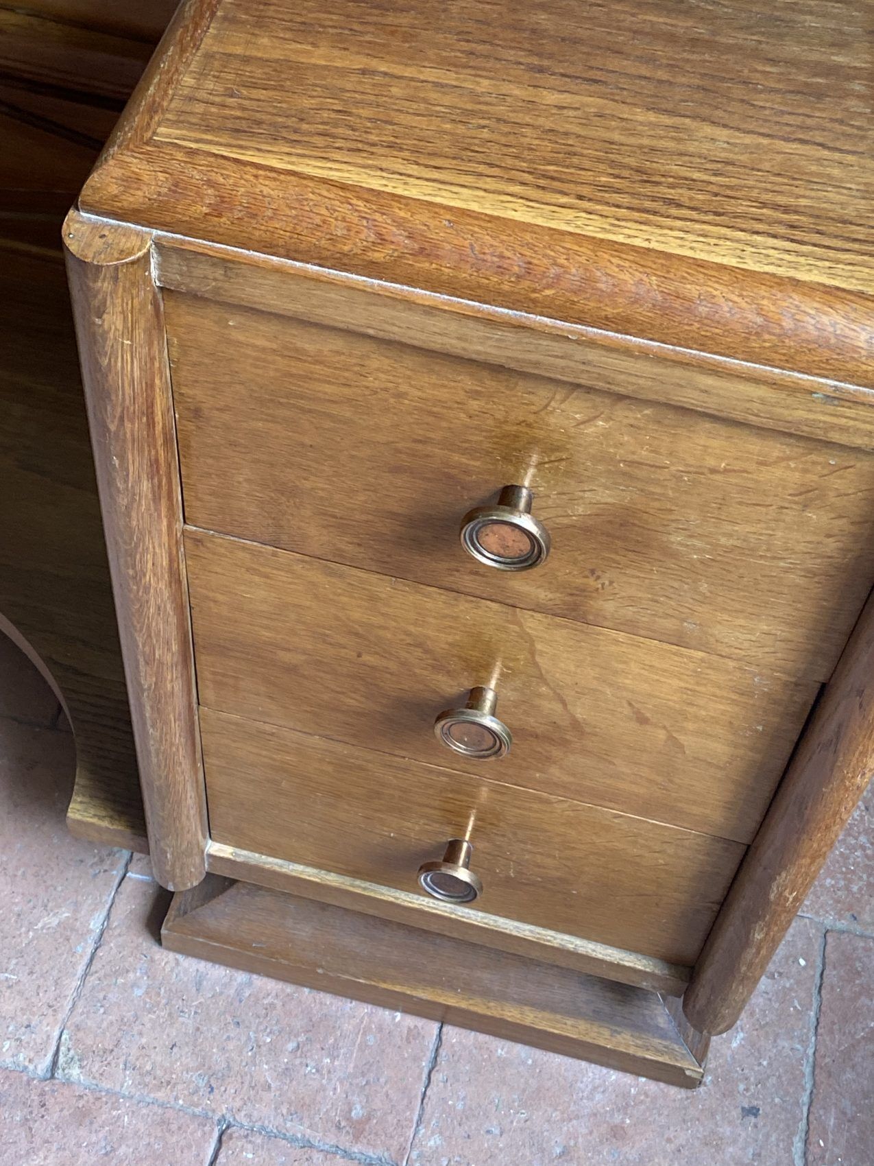 Art Deco dressing table in solid oak – 1920s/1930s