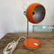 Lampe eyeball vintage orange