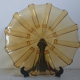 Amber glass tray