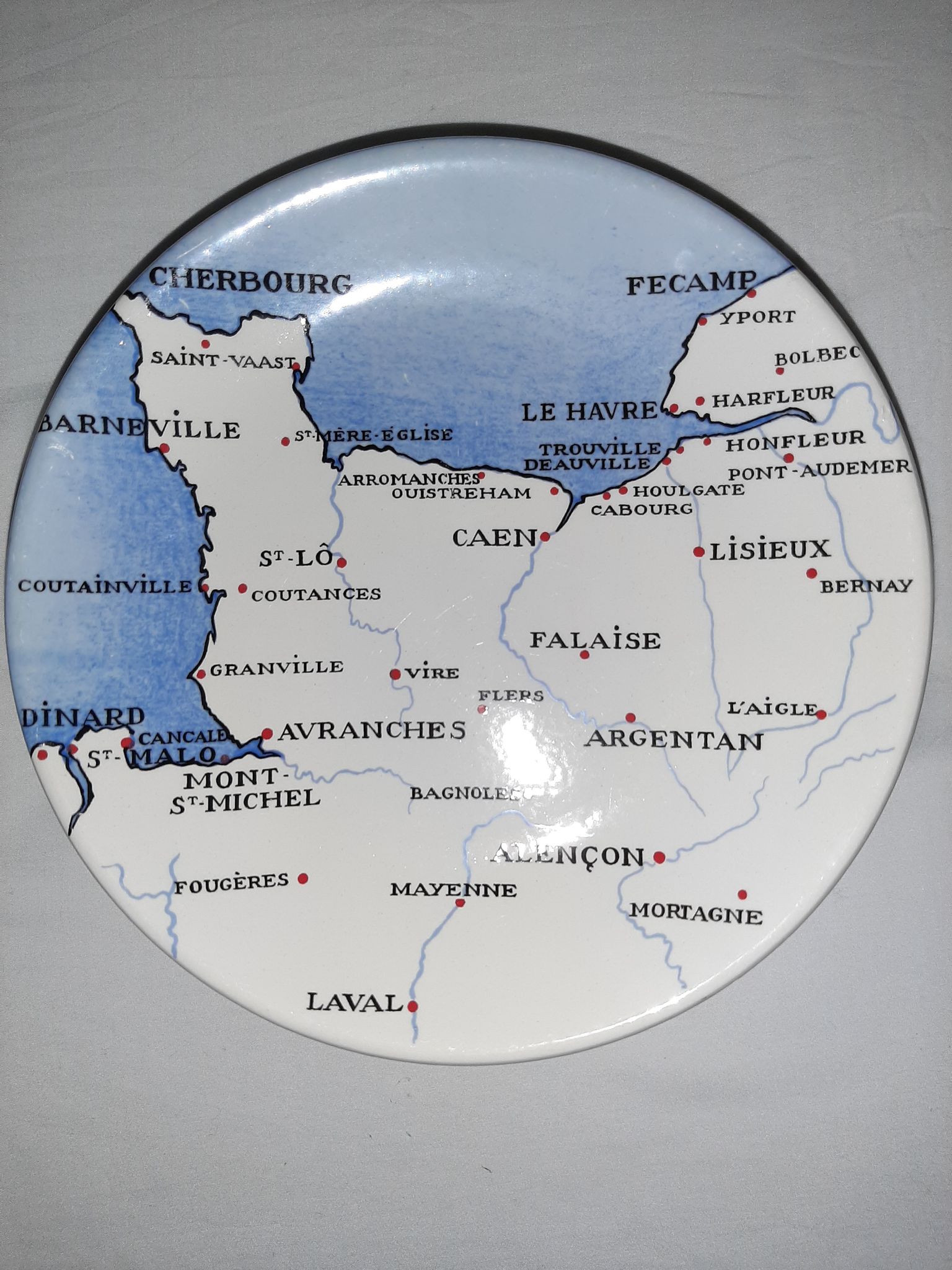 Plates Côtes de France Primavera Colette Gueden KG Lunéville