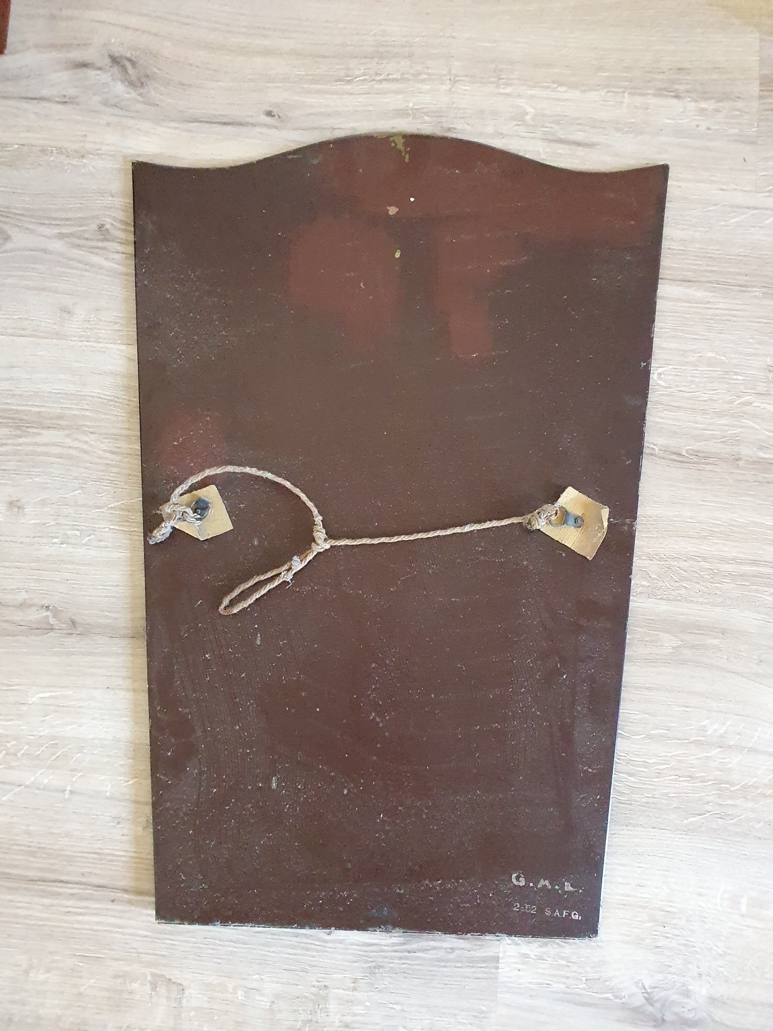 Vintage mirror beveled