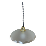 Petite suspension en verre ancienne