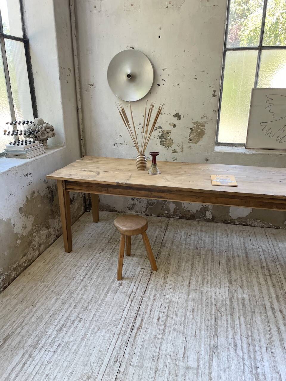 4m XXL pine and oak farmhouse table