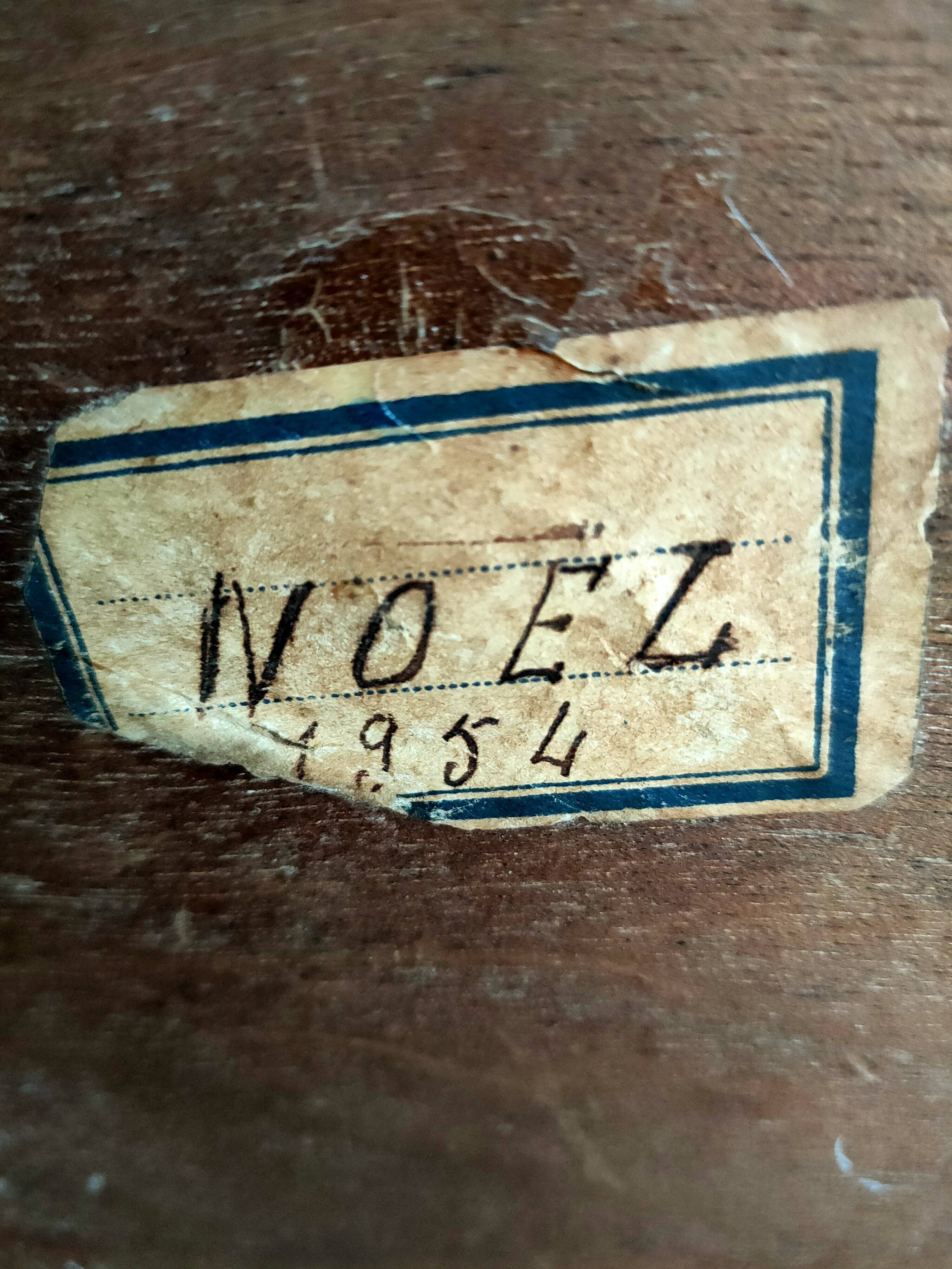 Vintage worker table sewing box