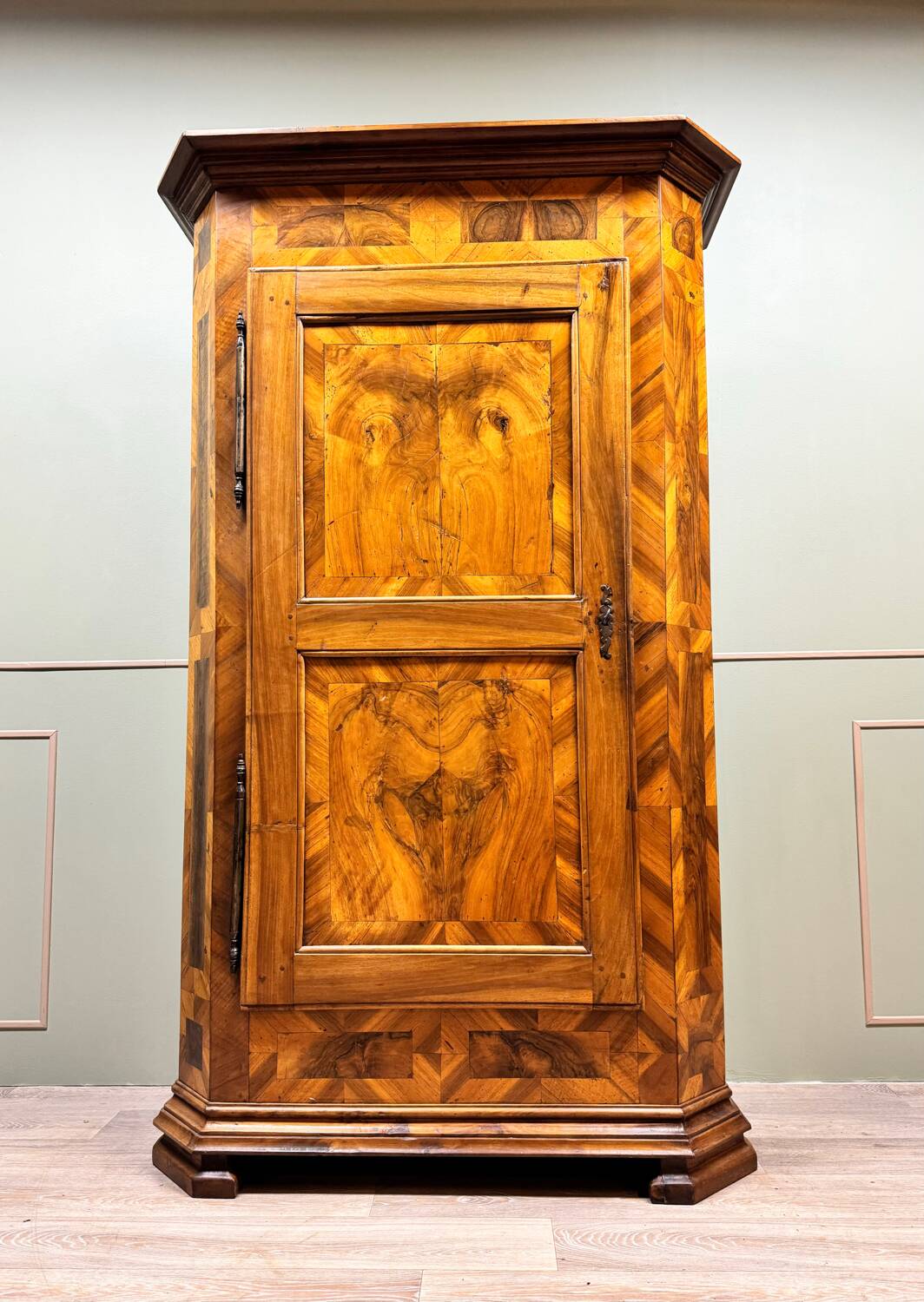Bonnetière In Marquetry Louis XIV XVII Eme Century