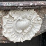 Fireplace Louis XV In Marble Of Waulsort, Levanto And White Statuary, XVIIIth Century