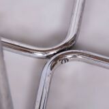 Restored Bauhaus Stool, Mücke Melder, Chrome-Plated Steel, Czechia, 1930s