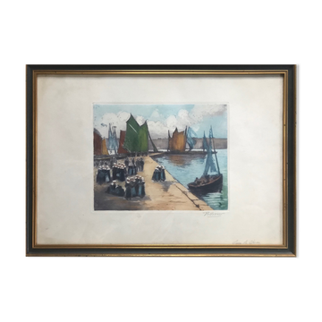 Painting after M. Pellerier 1875-1962