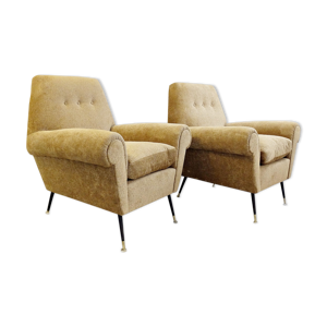 Paire de fauteuils Gigi