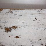 Shabby white side table