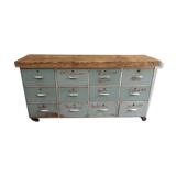 Industrial chest of drawers sidetable TV cabinet