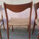 Series of 4 chairs by Bender Madsen and Ejner Larsen for Stølefabrik