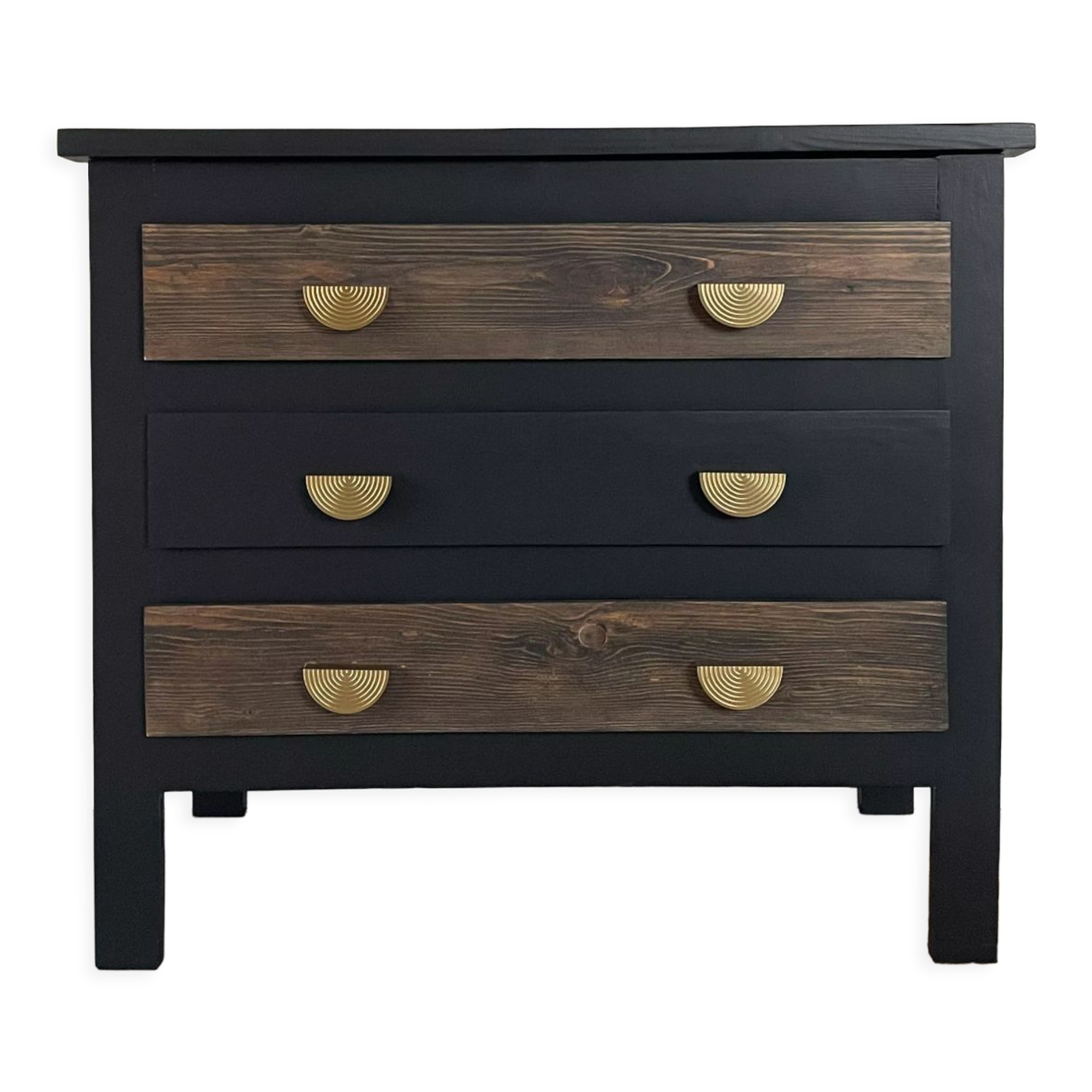 Ebony chest of drawers