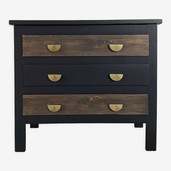 Ebony chest of drawers