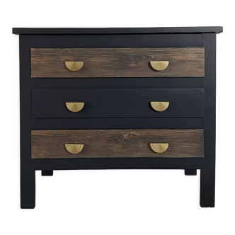 Ebony chest of drawers