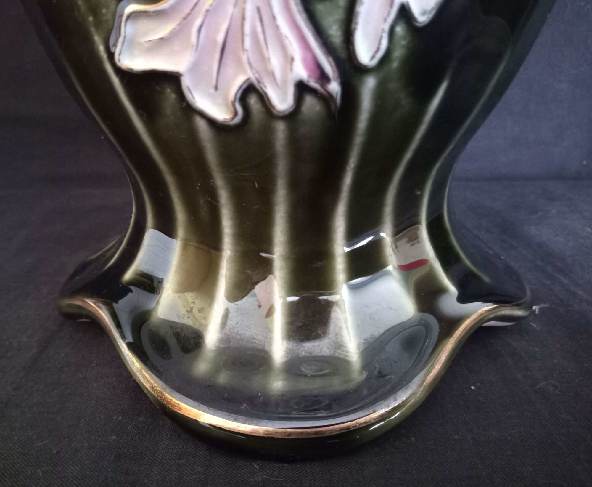 Gustave de Bruyn Art Nouveau earthenware vase by Fives Lille