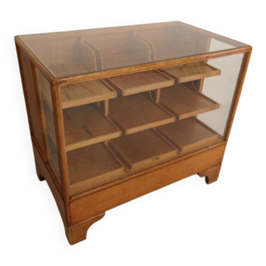 Comptoir de magasin en - tiroirs ancien