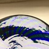 Salviati Murano glass “cane” carafe